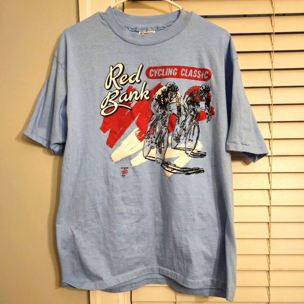 Vintage bicycle race tshirt 1987